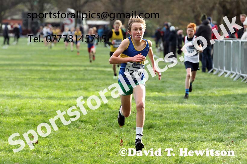Boys under-13s, European Cross Country Championships Trials, Sefton Park, Liverpool. Photo: David T. Hewitson/Sports for All Pics